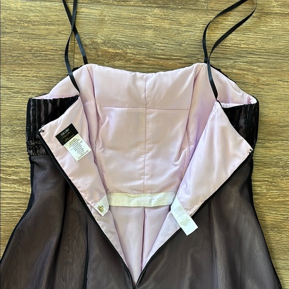 Nicole by Nicole Miller Women's Size 12 High Low Formal Dress Purple Bubble Hem - Picture 11 of 14